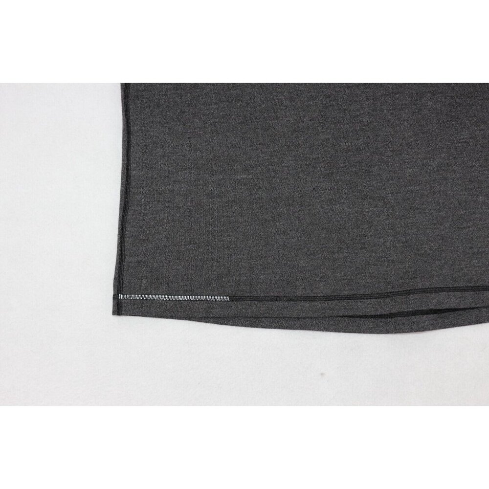 Lululemon Polo Shirt Mens Large Charcoal Gray Performance Cutaway Spread Collar - Picture 5 of 7